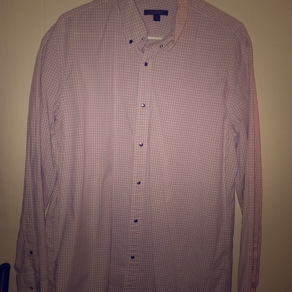 DKNY Men’s button down shirt sz XL
